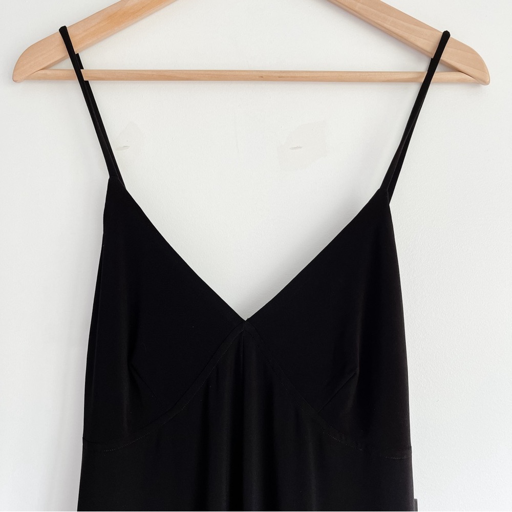 Norma Kamali Women’s Slip Jog Jumpsuit in Black Large - Picture 4 of 11